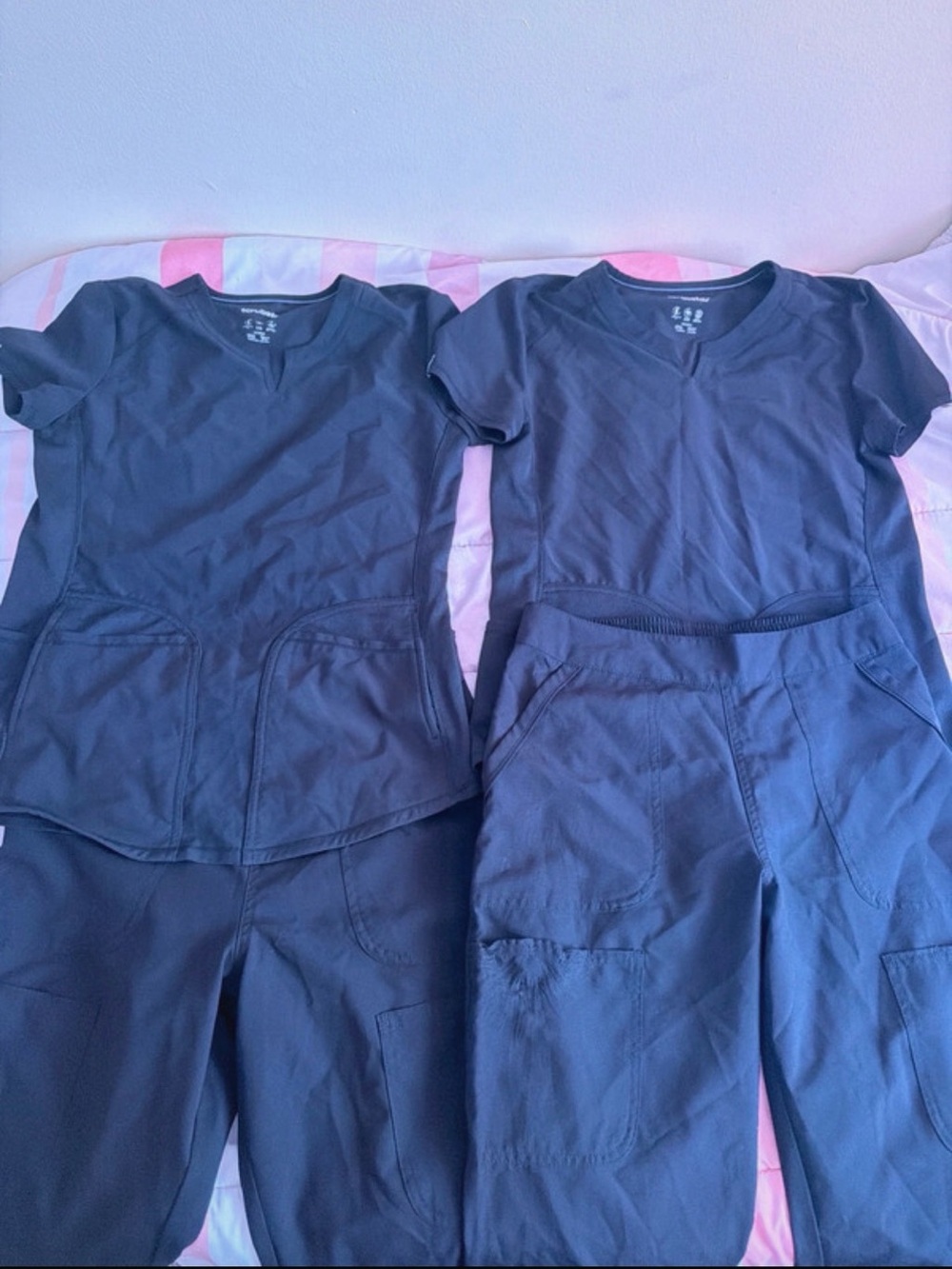 2 Scrubstarz scrub sets Black